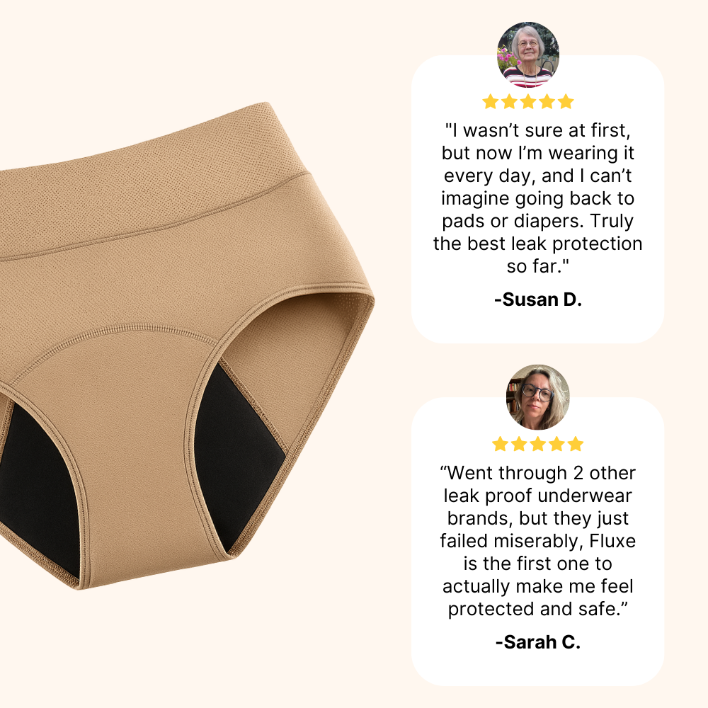 curverapro 100% Leak-Proof Underwear That Won't Let You Down for Women 60+ (4-Pack)