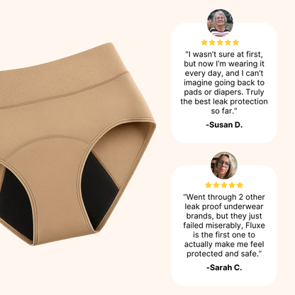 curverapro 100% Leak-Proof Underwear That Won't Let You Down for Women 60+ (4-Pack)