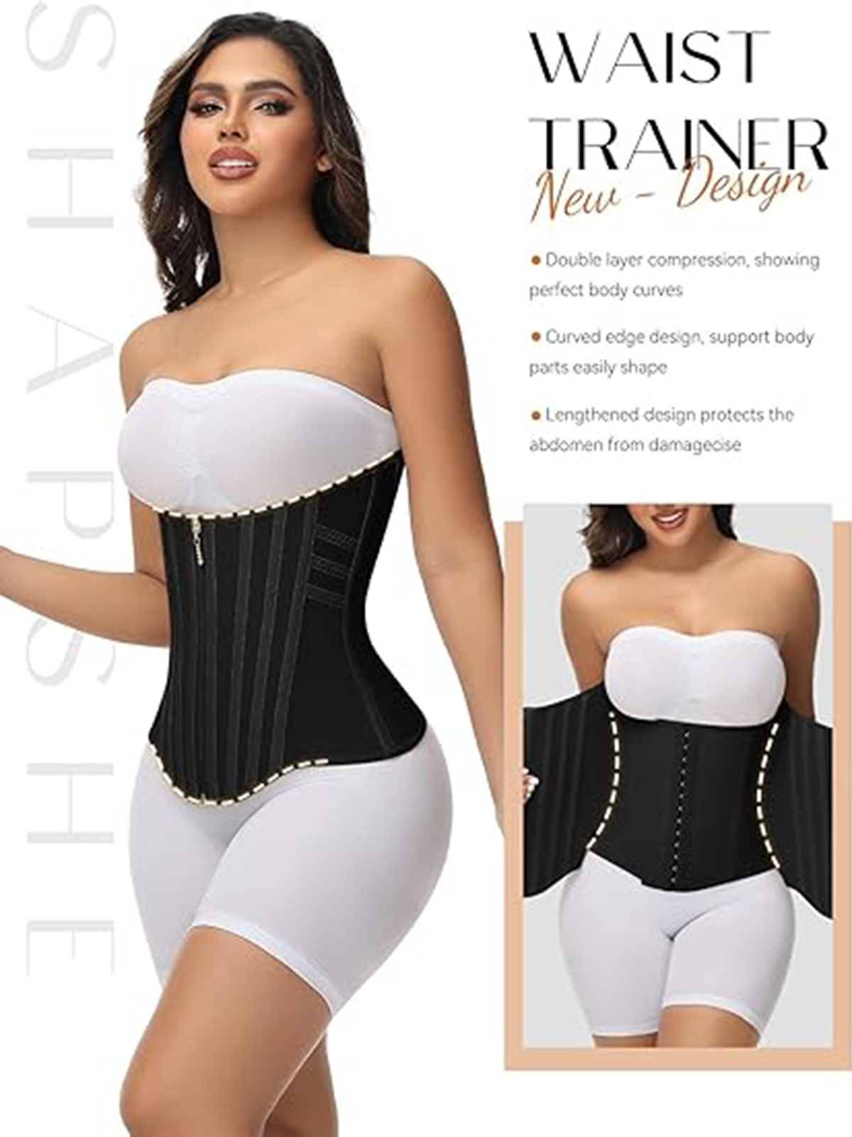 Women's Double Layer Pressure Waist And Abdomen Belt