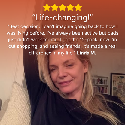 curverapro 100% Leak-Proof Underwear That Won't Let You Down for Women 60+ (4-Pack)